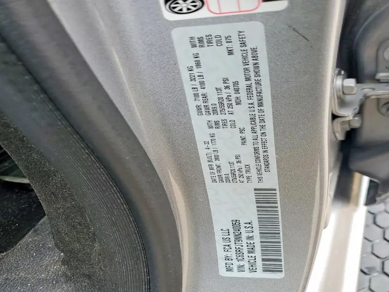 2022 RAM 1500 LARAMIE  