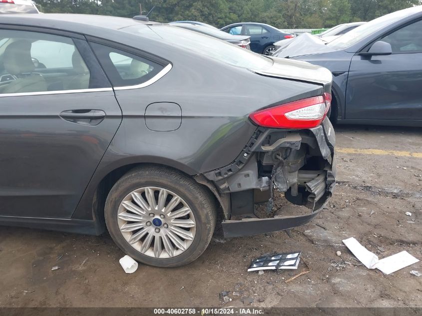 2015 FORD FUSION HYBRID SE