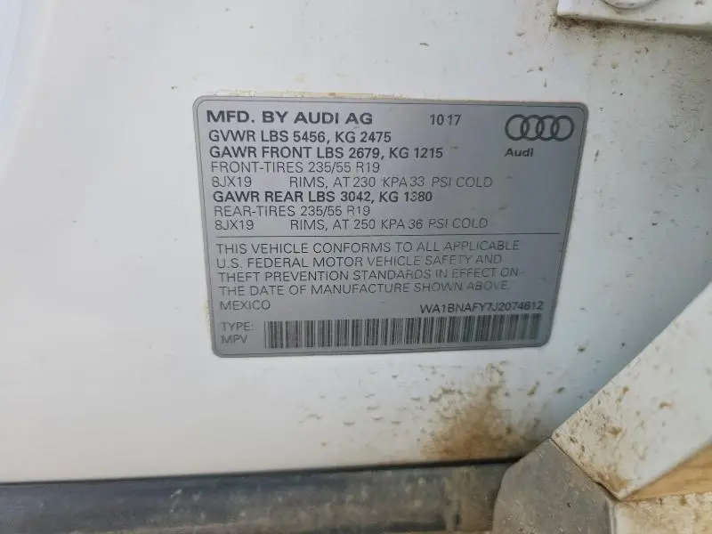 2018 AUDI Q5 PREMIUM PLUS  