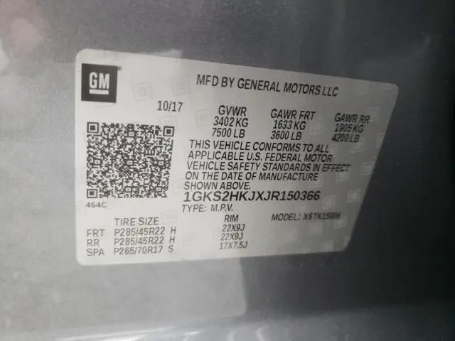 2018 GMC YUKON XL DENALI  
