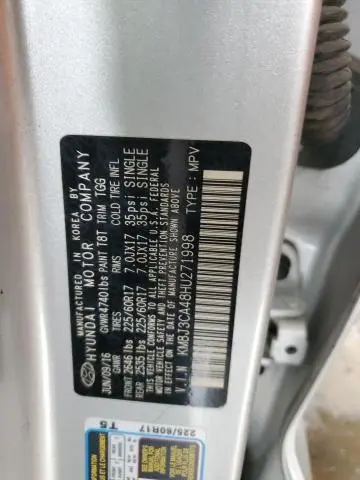 2017 HYUNDAI TUCSON LIMITED  
