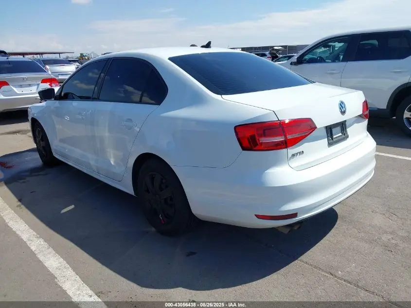 2015 VOLKSWAGEN JETTA 2.0L S