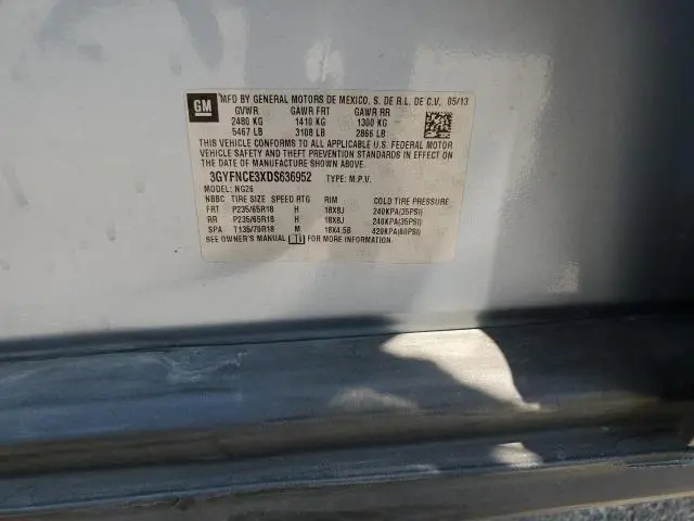 2013 CADILLAC SRX LUXURY COLLECTION  