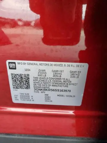 2025 CHEVROLET BLAZER RS