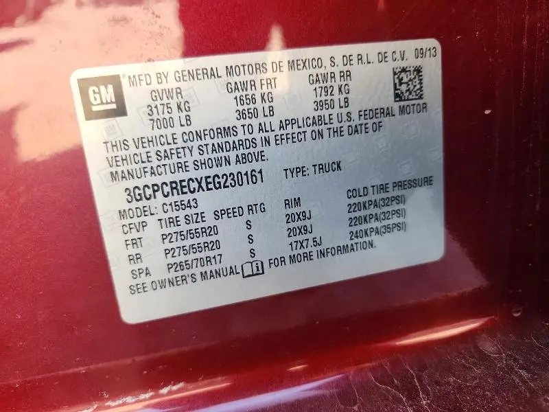 2014 CHEVROLET SILVERADO C1500 LT  