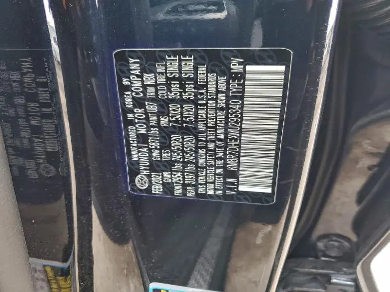 2021 HYUNDAI PALISADE CALLIGRAPHY  