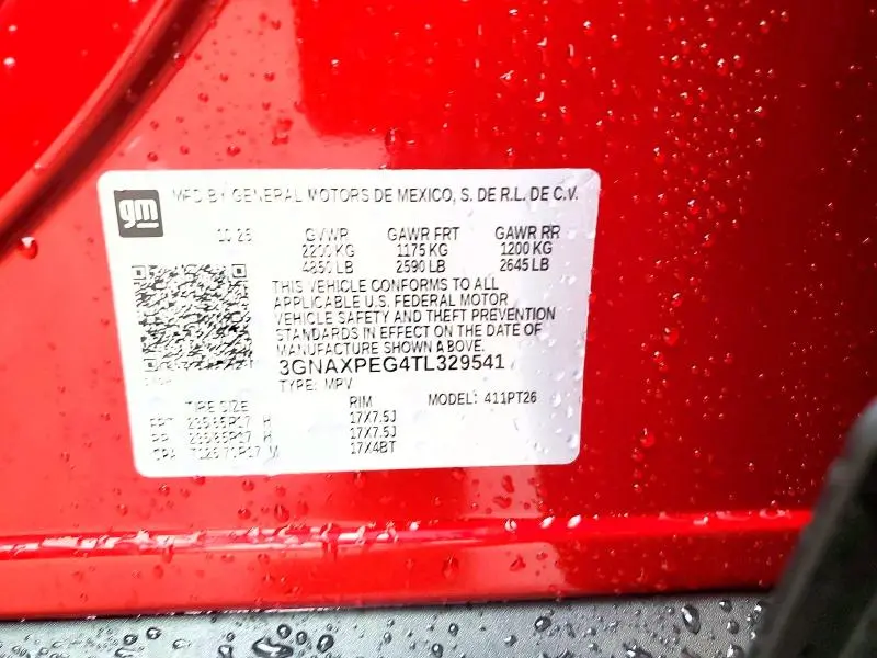 2026 CHEVROLET EQUINOX LT  