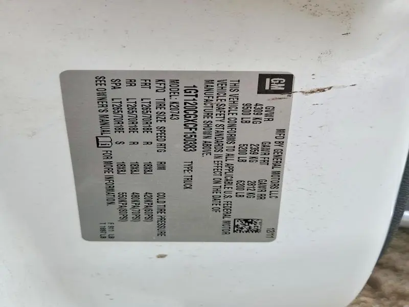 2012 GMC SIERRA K2500 SLE  