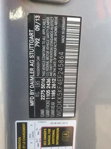 2014 MERCEDES-BENZ E 350  