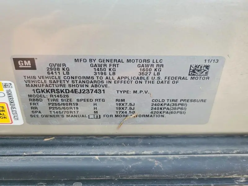 2014 GMC ACADIA SLT-2  