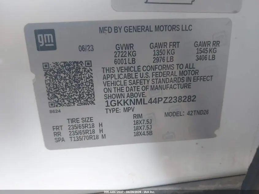 2023 GMC ACADIA FWD SLT