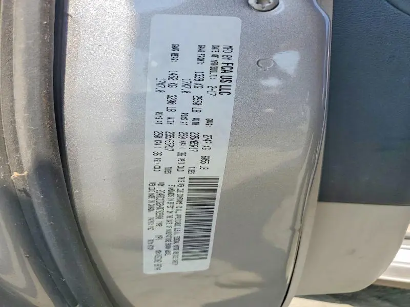 2017 CHRYSLER PACIFICA TOURING  