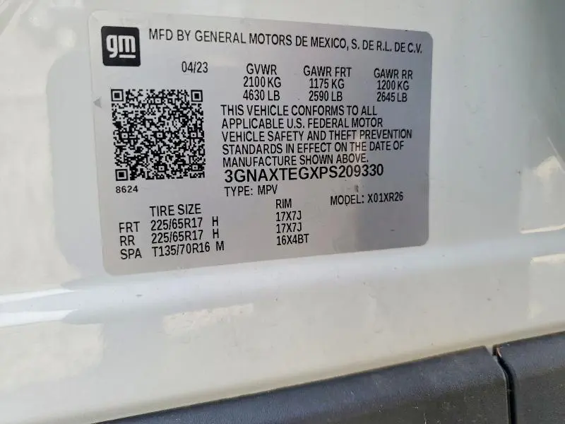 2023 CHEVROLET EQUINOX LT  