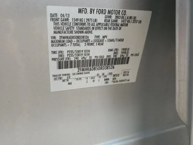 2013 FORD FLEX LIMITED  