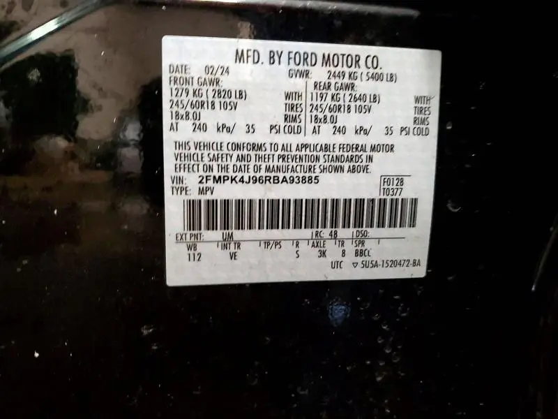 2024 FORD EDGE SEL  