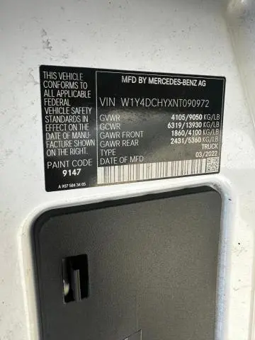2022 MERCEDES-BENZ SPRINTER 2500  
