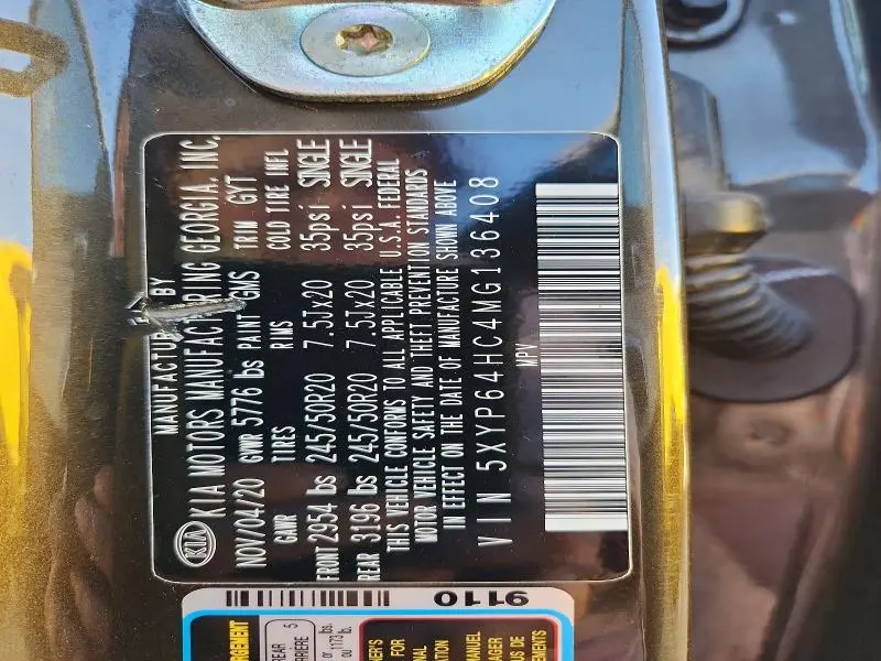 2021 KIA TELLURIDE S  