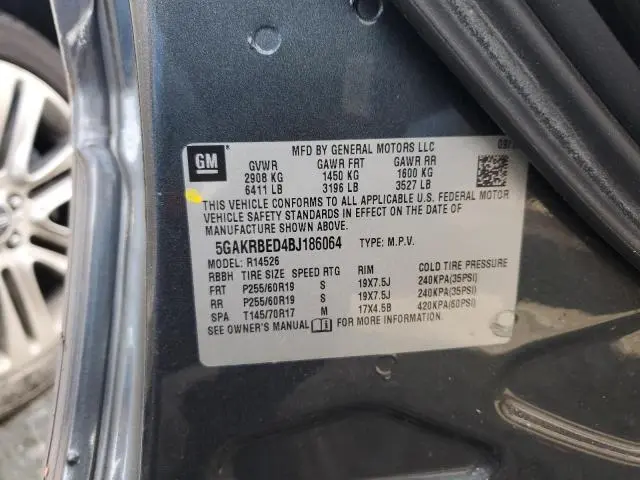 2011 BUICK ENCLAVE CXL