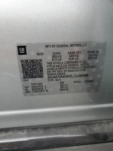 2020 BUICK ENCLAVE ESSENCE  