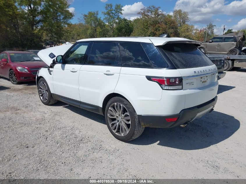 2017 LAND ROVER RANGE ROVER SPORT 3.0L V6 SUPERCHARGED HSE