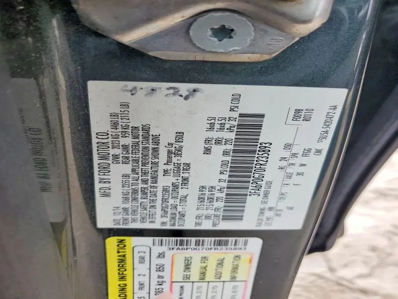 2015 FORD FUSION S  