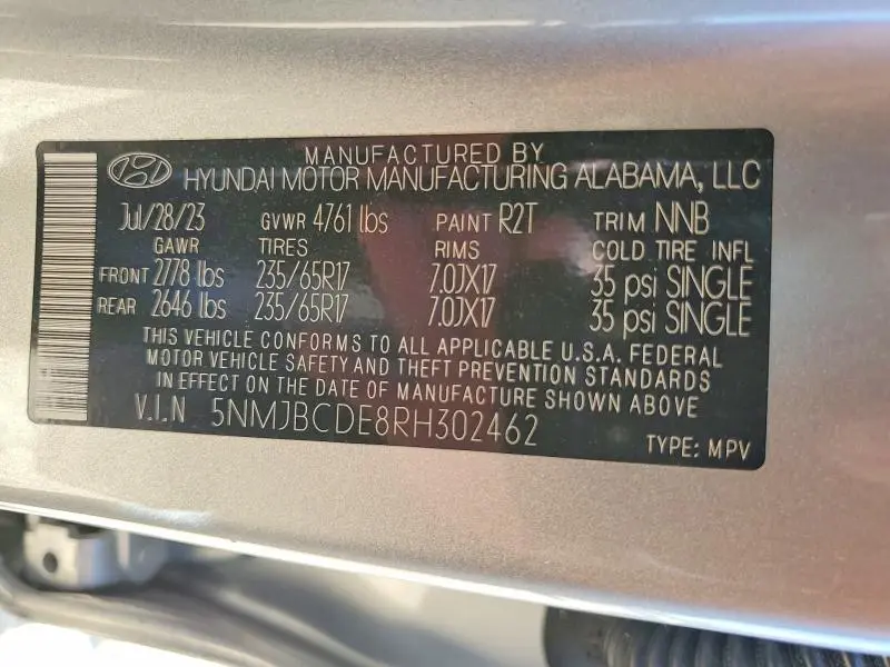 2024 HYUNDAI TUCSON SEL  