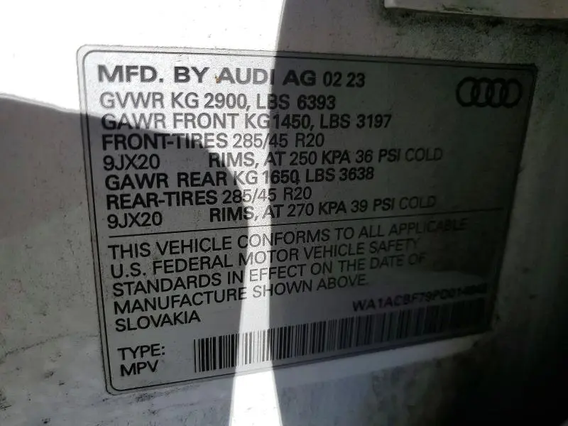 2023 AUDI Q7 PREMIUM  