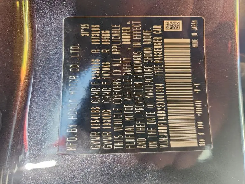 2025 HONDA CIVIC SPORT TOURING  