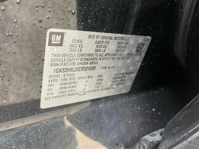 2016 GMC YUKON XL DENALI  