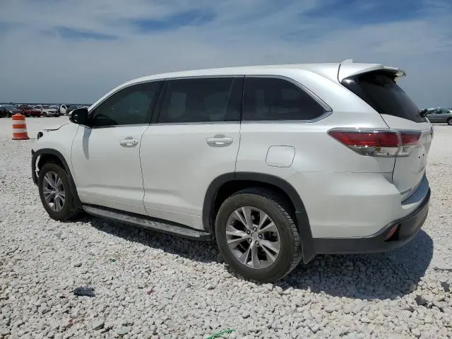 2015 TOYOTA HIGHLANDER LE  