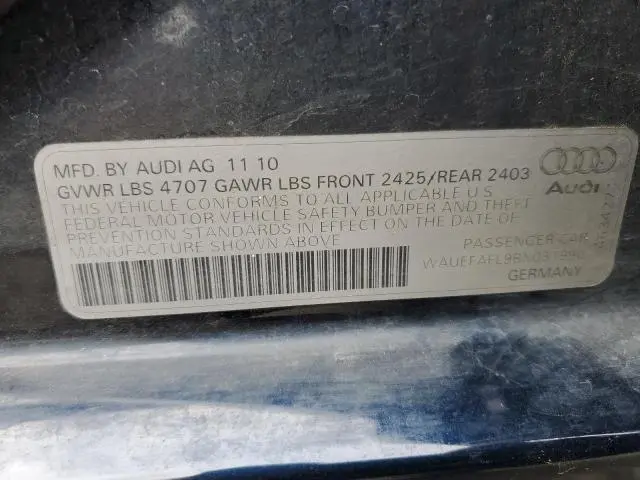 2011 AUDI A4 PREMIUM PLUS  