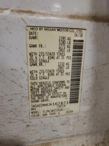 2018 NISSAN MURANO S  