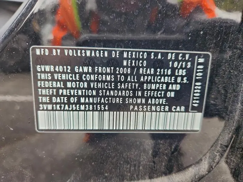 2014 VOLKSWAGEN JETTA BASE  