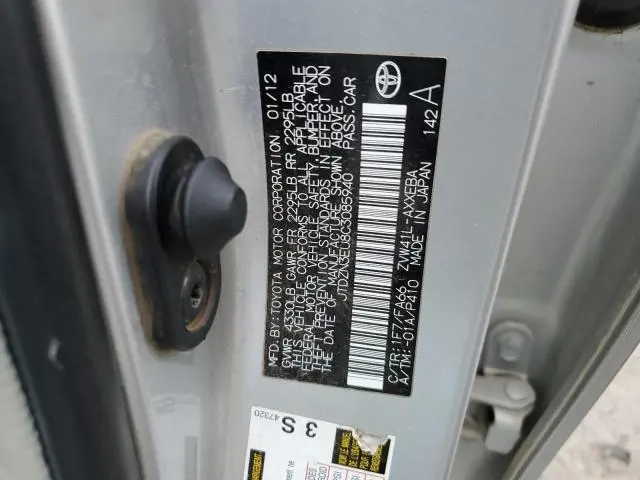 2012 TOYOTA PRIUS V   