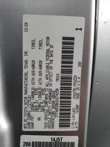 2025 TOYOTA TUNDRA CREWMAX LIMITED  