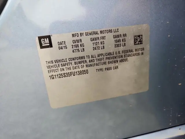 2015 CHEVROLET IMPALA LT  