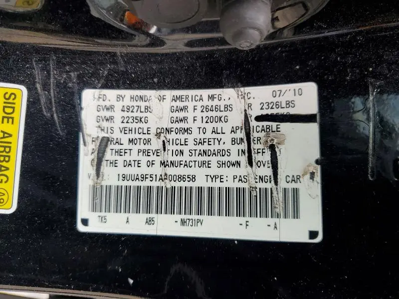 2010 ACURA TL   