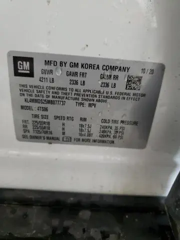 2021 BUICK ENCORE GX SELECT  