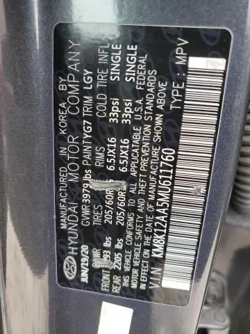 2021 HYUNDAI KONA SE  