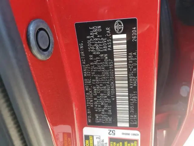2025 TOYOTA CAMRY XSE  