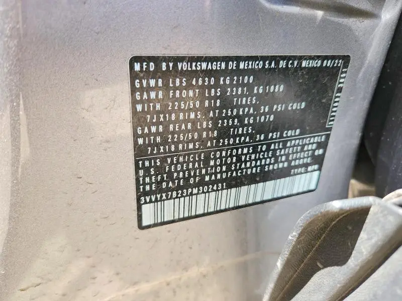 2023 VOLKSWAGEN TAOS SE  
