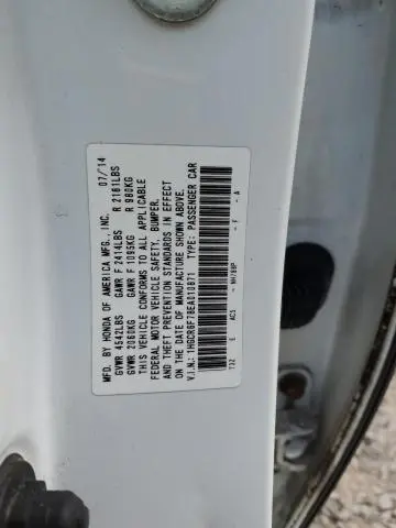 2014 HONDA ACCORD TOURING HYBRID
