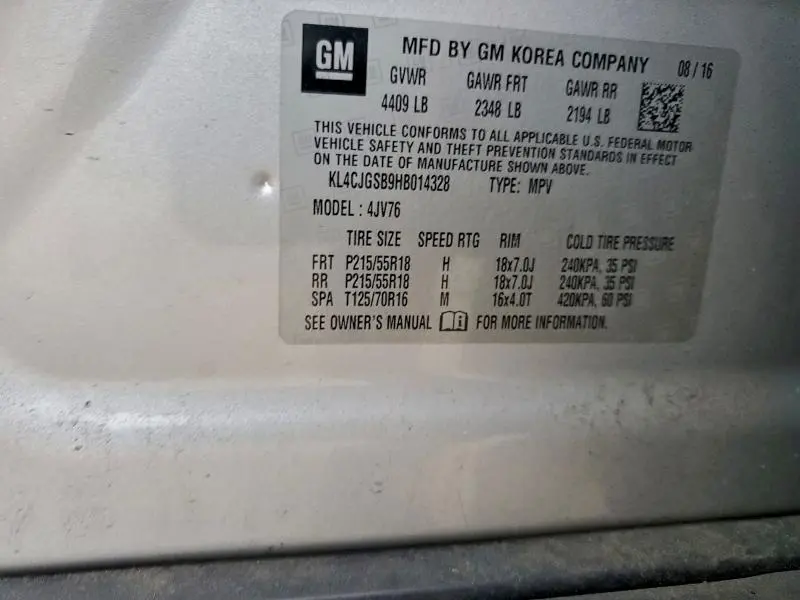 2017 BUICK ENCORE ESSENCE  