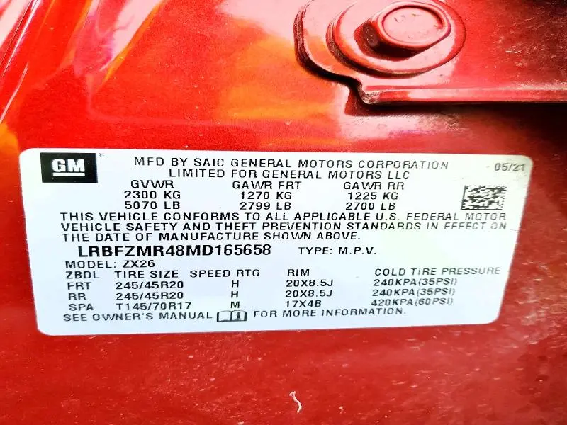 2021 BUICK ENVISION PREFERRED  