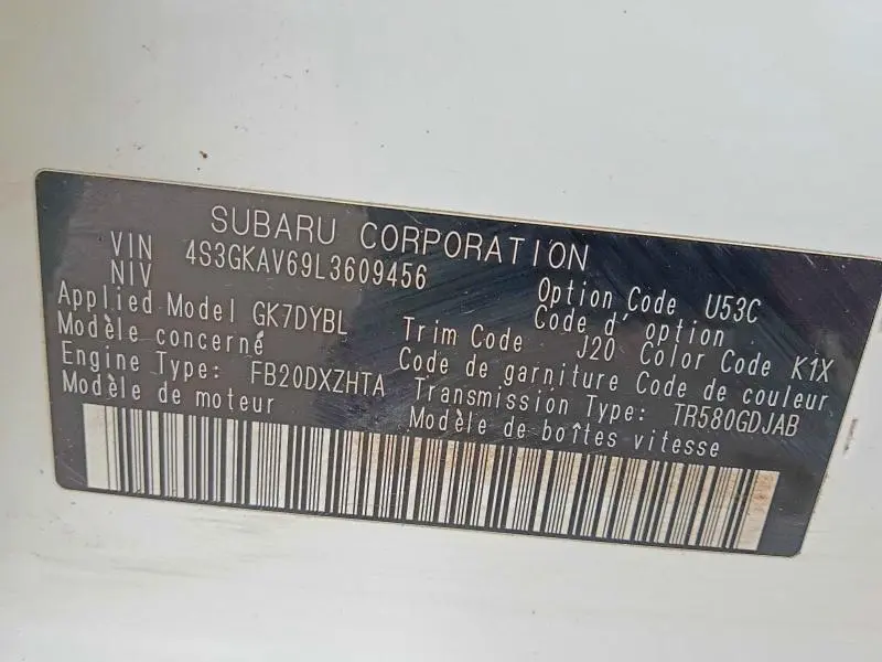 2020 SUBARU IMPREZA PREMIUM  