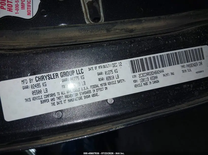 2013 CHRYSLER 300 MOTOWN