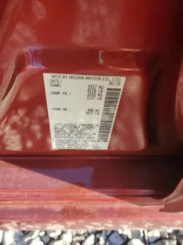 2018 NISSAN ALTIMA 2.5  