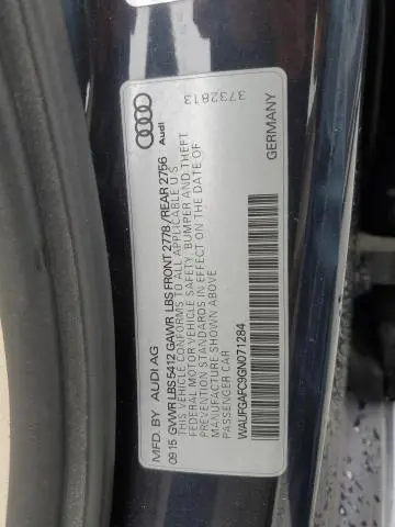 2016 AUDI A6 PREMIUM PLUS  