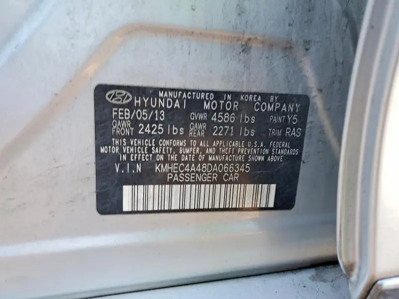 2013 HYUNDAI SONATA HYBRID  