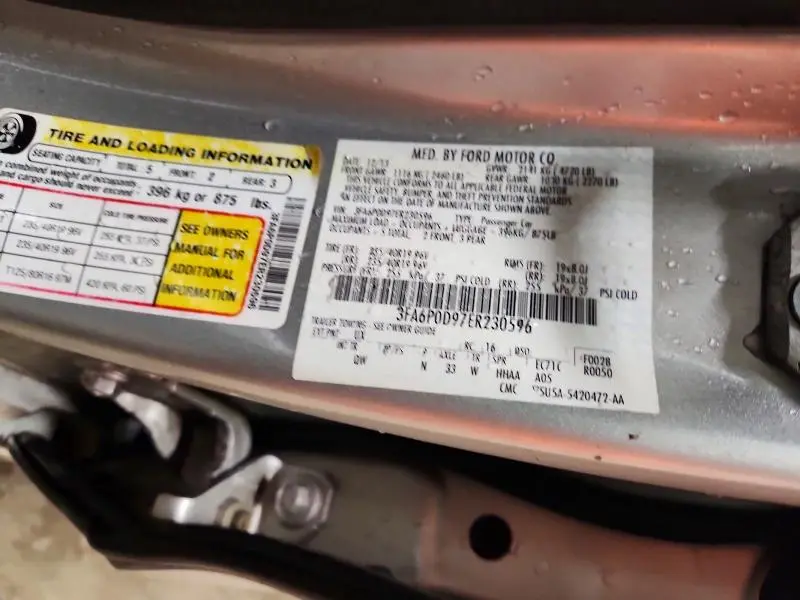 2014 FORD FUSION TITANIUM  